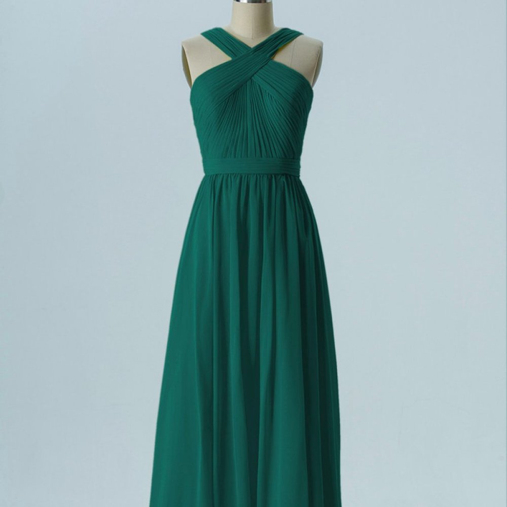KF Bridal Hunter Green Dress